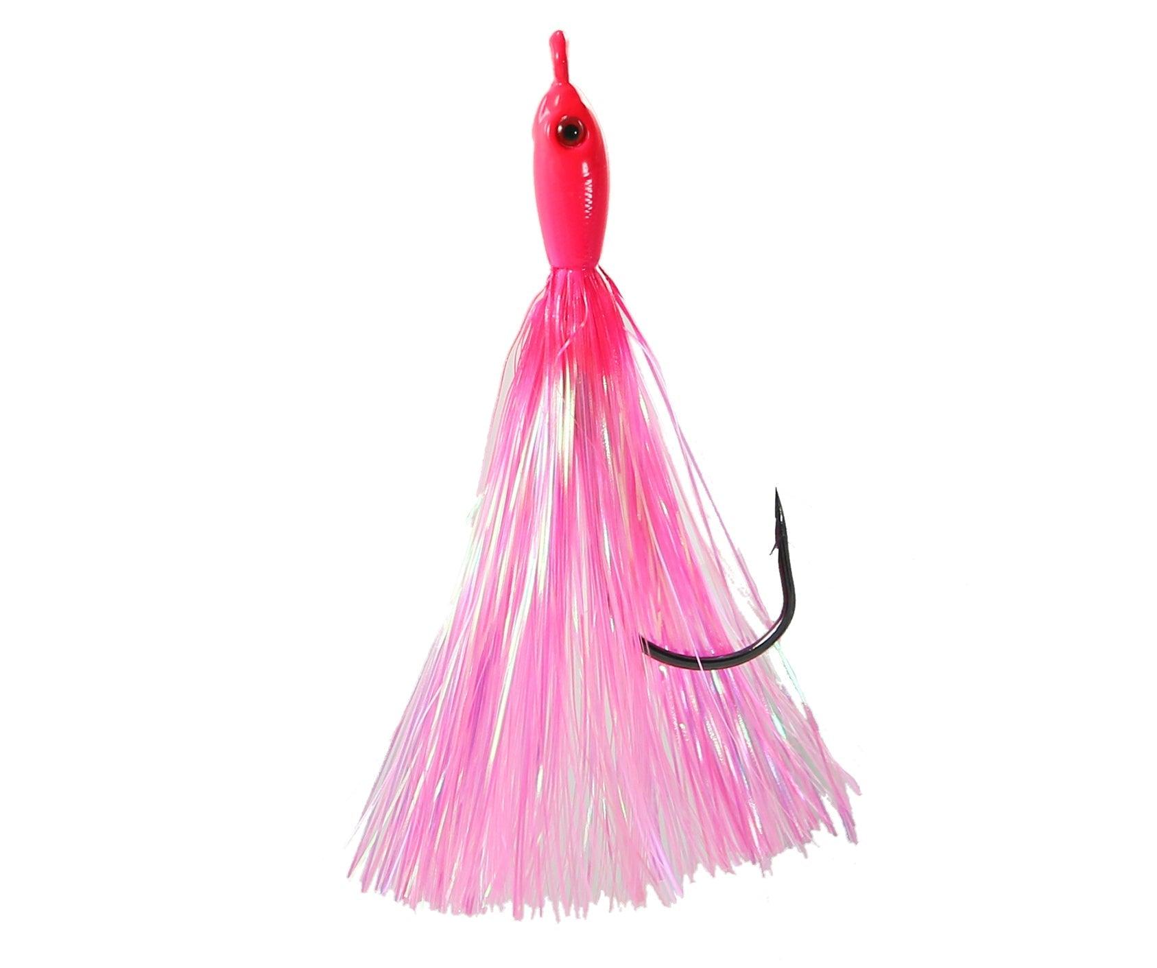 Jigging World Fluke Candy Teasers V2 with Mylar Flash - Premium Saltwater Fishing Lures for Fluke, Flounder & Striped Bass - Perfect for Inshore & Offshore Fishing Trips