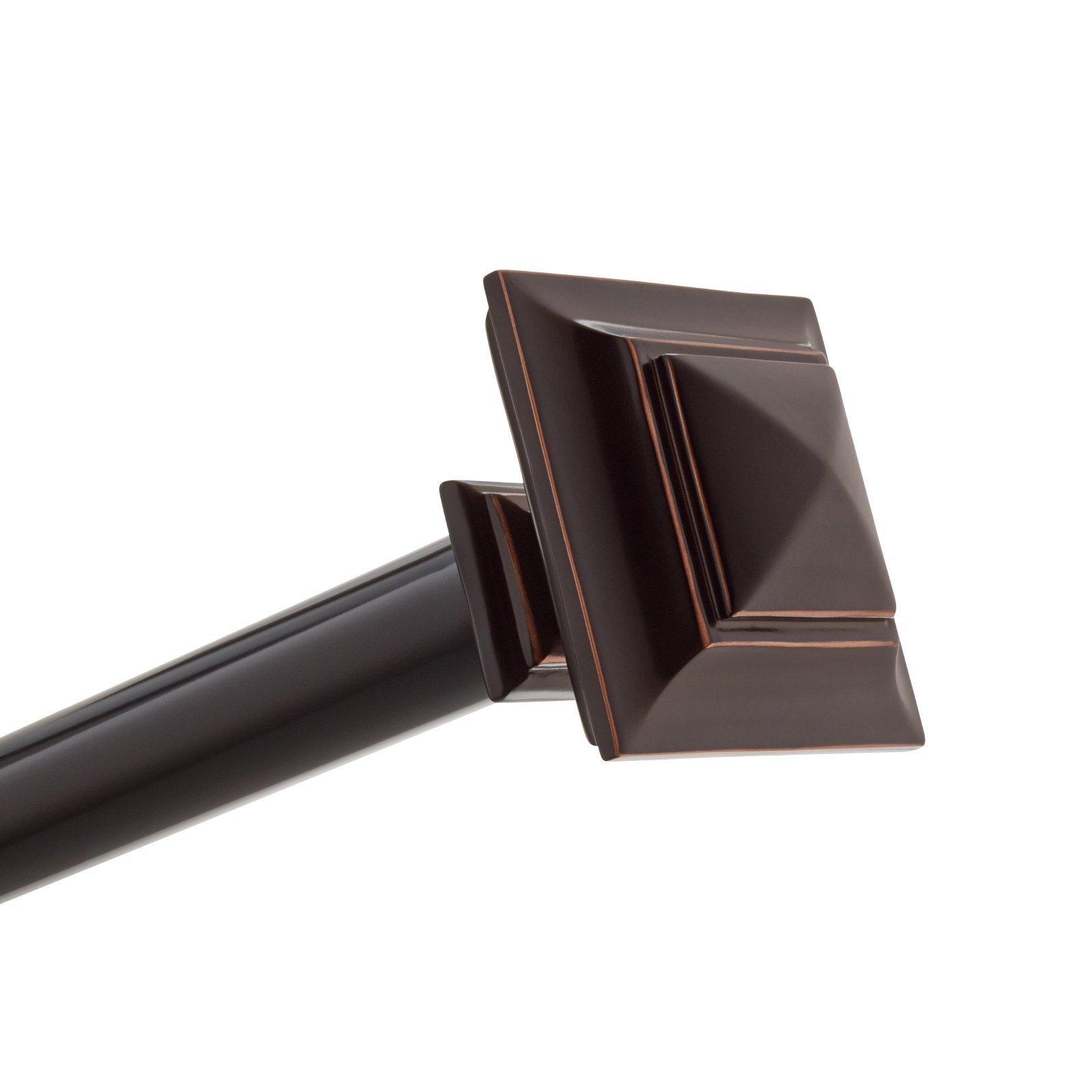 Armstrong Drapery Rod Set 36-72 Inches - Adjustable Copper Bronze Curtain Rod for Home Décor | Perfect for Living Room, Bedroom & Window Treatments