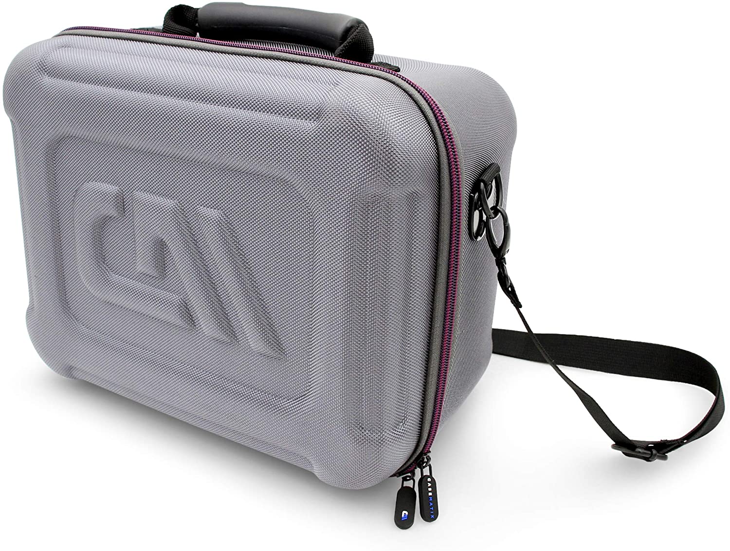 CASEMATIX Universal Nebulizer Carry Bag for Drive Medical, Philips Respironics InnoSpire, Pari Vios - Portable Storage Case Fits 12