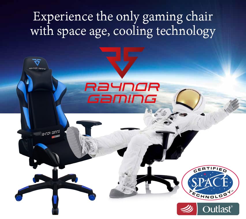 NBA 2K Pro Series Gaming Chair - Ergonomic Racing Style Video Game Chair with Adjustable Lumbar Support & Headrest - Perfect for Esports, PC Gaming & Home Office (Black)