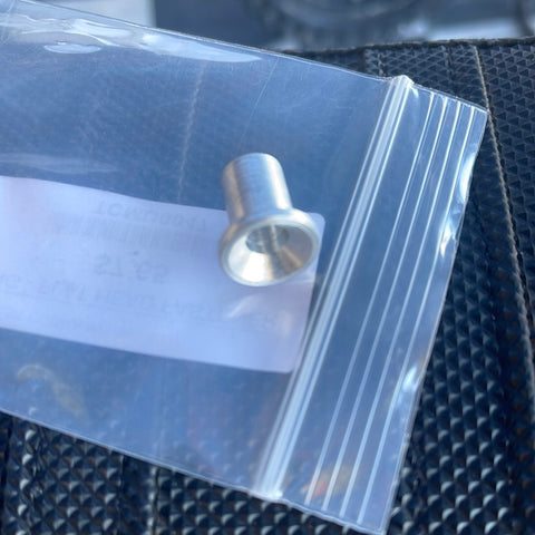 Stainless Steel Flat Head Bushing Mounting Fastener - Heavy Duty for Automotive, Machinery & Industrial Applications