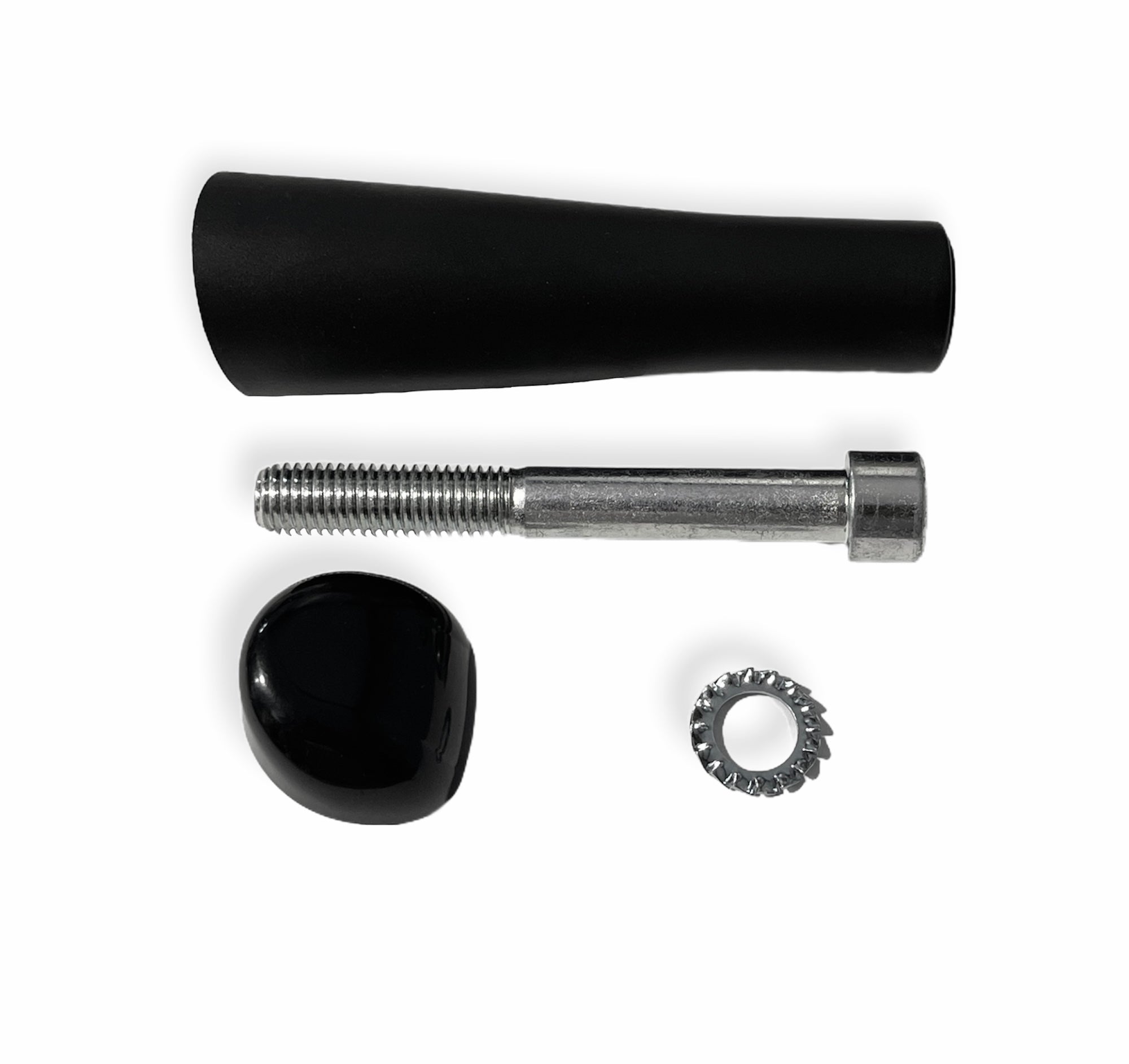 Premium Portafilter Handle M12 with Black Cap - Professional Espresso Accessory for Home & Commercial Coffee Machines