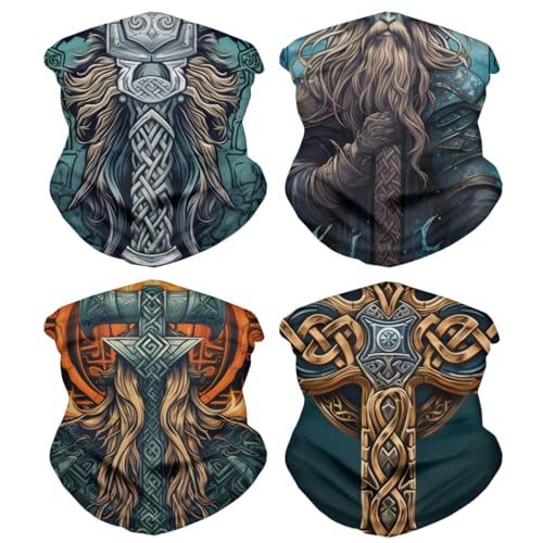 4pcs Cool Viking Blue Lighting