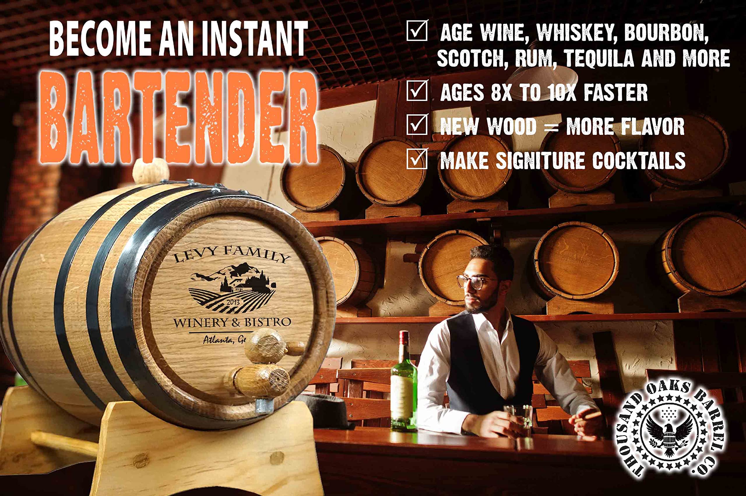 **Personalized 5 Gallon (20 Liter) Oak Wine Barrel with Stand, Bung & Spigot - Ideal for Home Brewing, Distilling, Wine Making & Cocktail Aging - Perfect for DIY Brewers & Bartenders (B314)**    *(Use Cases: Home Brewing, Craft Distilling, Wine Fermentation, Aging Cocktails, DIY Gifts, Bar Decor)*
