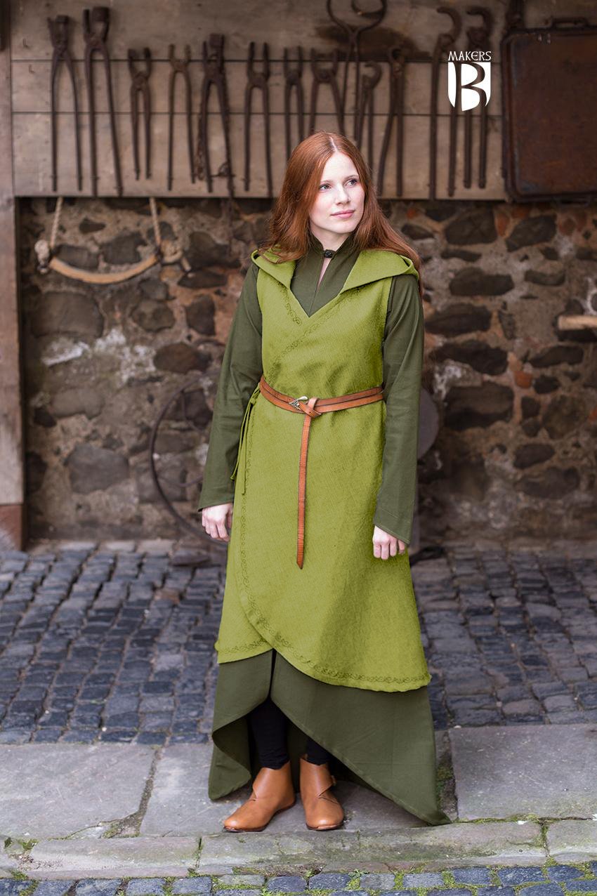 Dala Linden Green Wrap Dress for Women - Flattering & Stylish Summer Dress for Casual, Office & Date Night Outfits