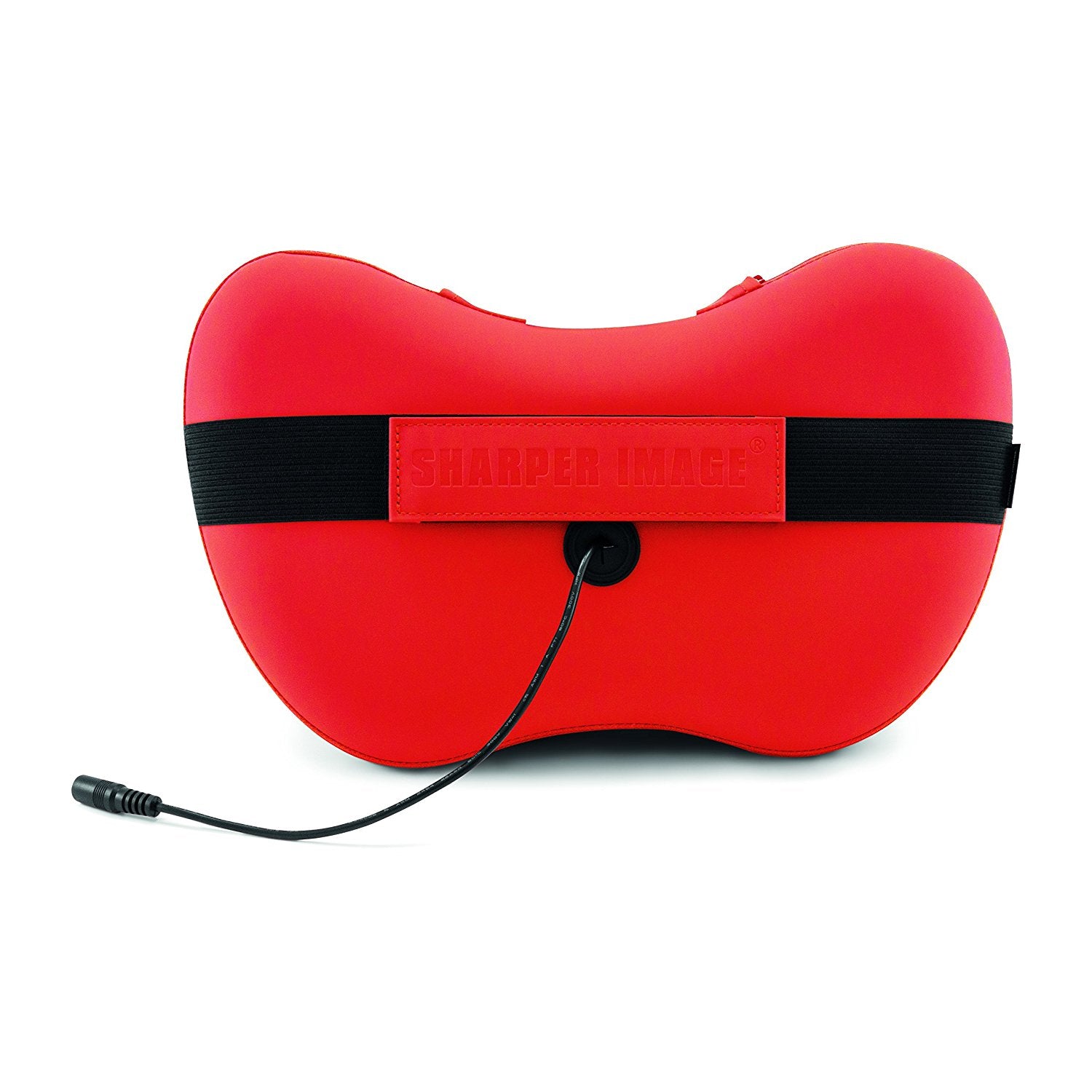 SHARPER IMAGE Shiatsu Massage Pillow with Heat - SMG1202RD - Neck & Back Pain Relief for Home, Office & Car Use