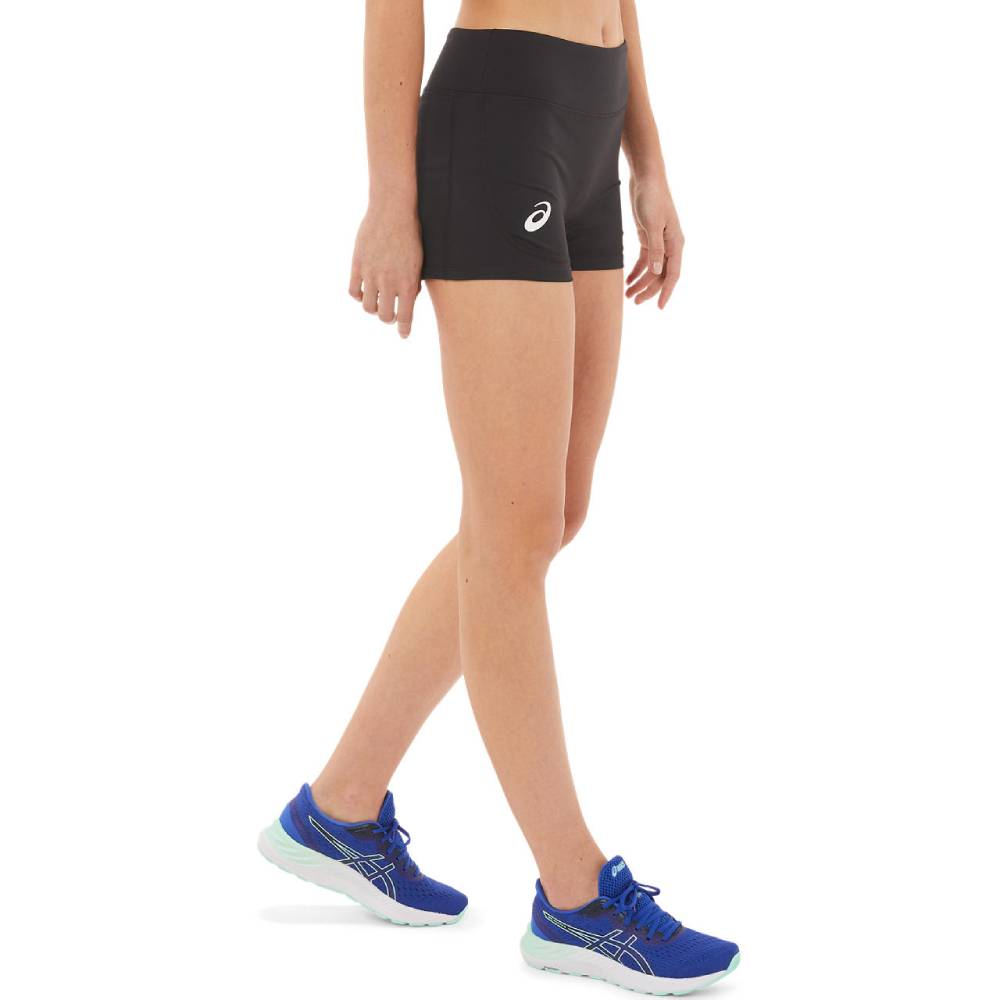 ASICS Women's 3 Inch Circuit Compression Running Shorts - Team Black | Moisture-Wicking Workout Shorts for Running, Gym & Yoga | High-Performance Athletic Wear