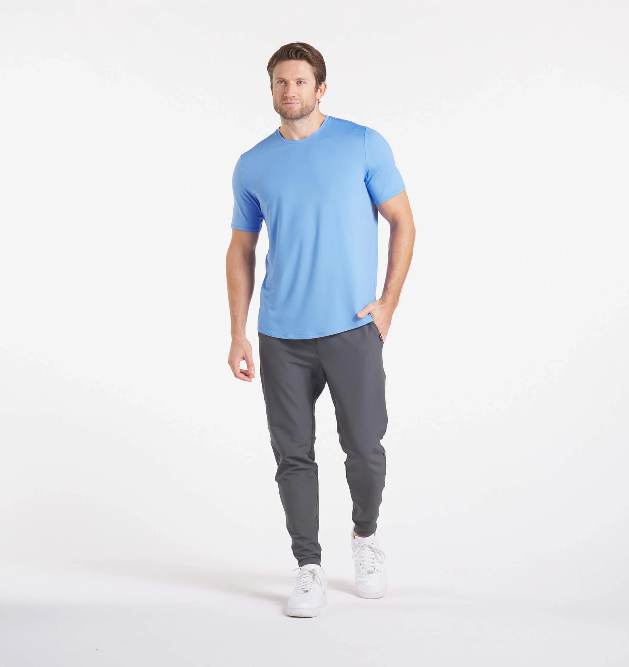 Men's Ultra Soft Comfortable T-Shirt - Perennial Blue | Breathable & Lightweight Cotton Tee for Casual Wear, Gym, and Everyday Outfits