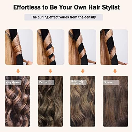 APOEM Heatless Curling Rod Headband - No Heat Hair Curlers for Overnight Curls with Hair Clips & Scrunchie | Silk Ribbon Hair Rollers Sleeping Curl Styling Kit (Gemstone Blue) | Perfect for Bedtime Styling, Salon-Quality Waves Without Damage