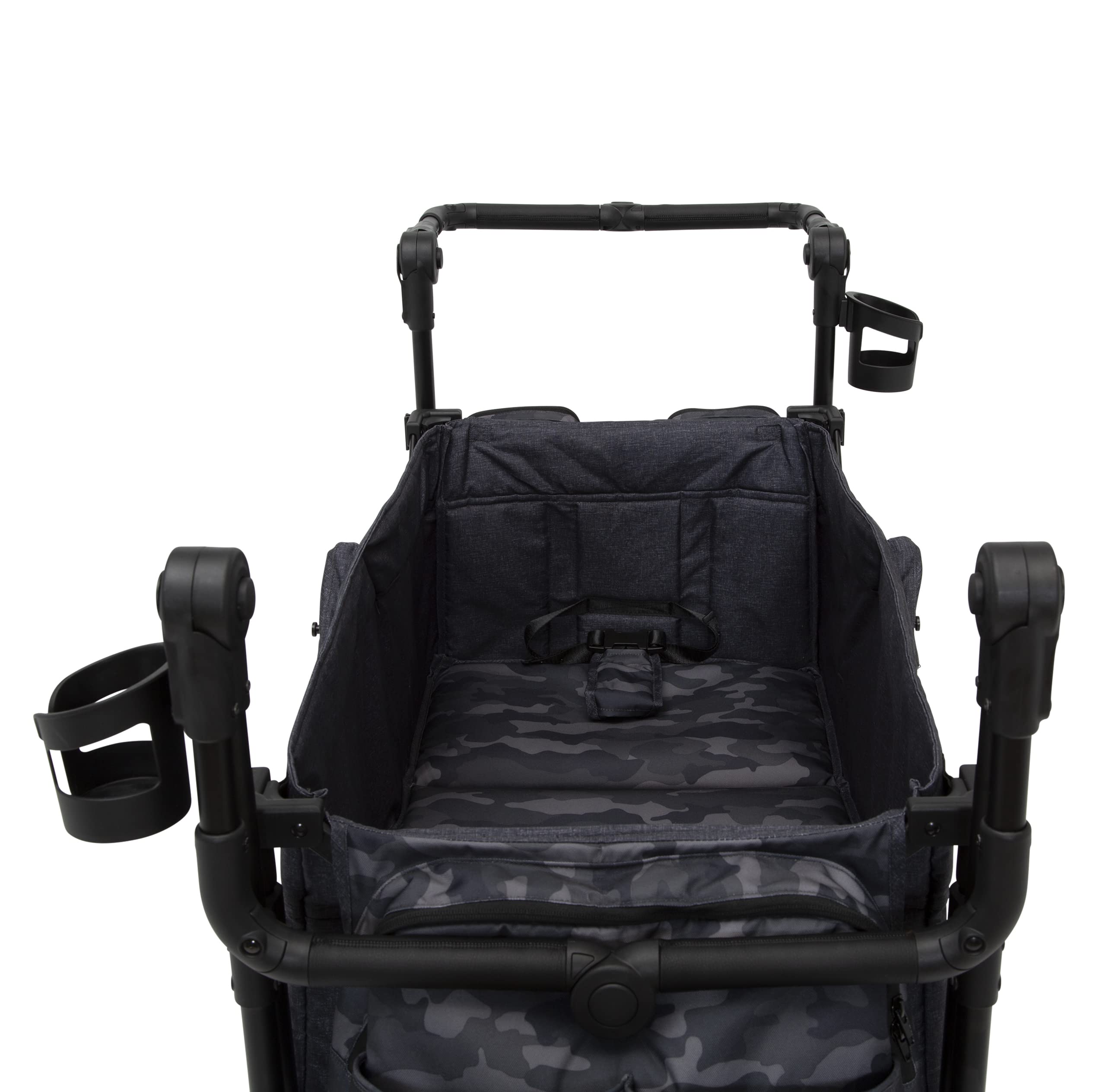 GAP babyGap Deluxe Explorer Wagon Stroller for Toddlers - Black Camouflage Design | Lightweight Foldable Baby Stroller for Outdoor Adventures, Shopping & Travel