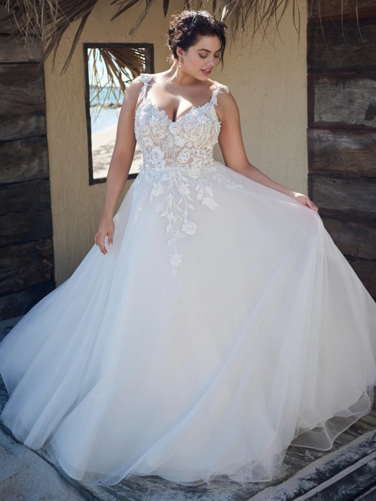 Natasha by Rebecca Ingram - Elegant Wedding Dresses & Bridal Gowns for Bride | Perfect for Church Ceremonies, Beach Weddings & Formal Receptions