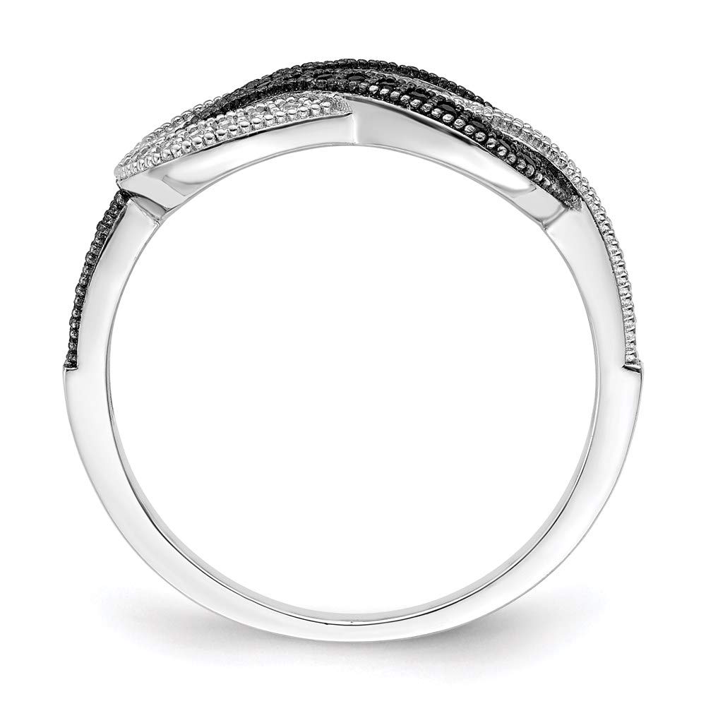 925 Sterling Silver Cubic Zirconia Brilliant Embers Ring - Dainty Stackable Wedding Band for Women | Elegant Fine Jewelry Gift for Her | Perfect for Anniversaries, Engagements & Special Occasions