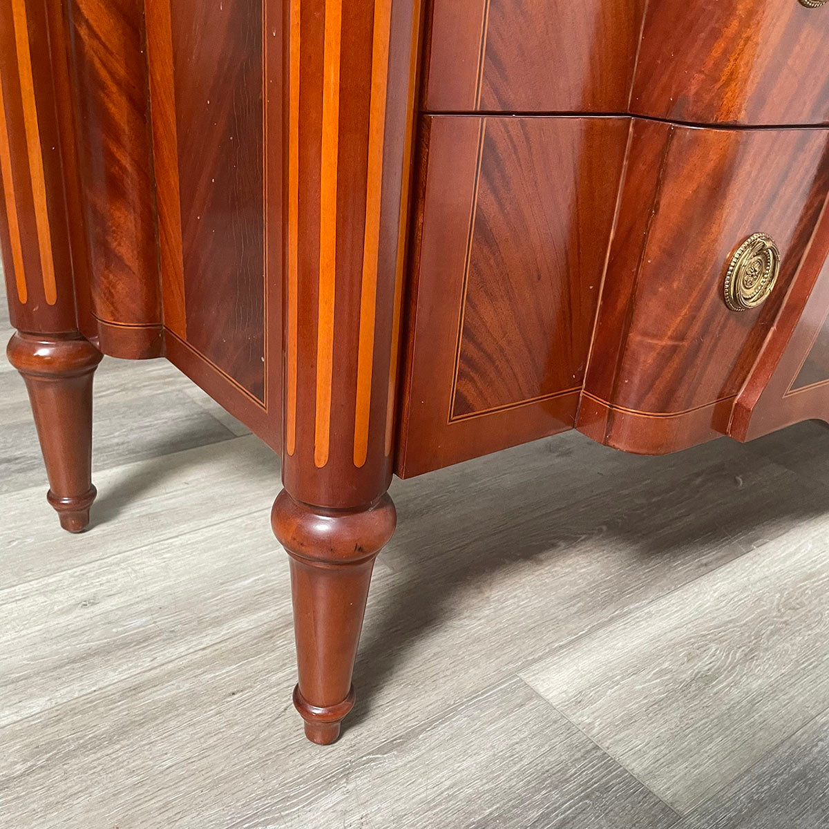 Solid Wood Console Table with 4 Drawers - Stylish Entryway Storage for Hallway, Living Room & Bedroom Organization