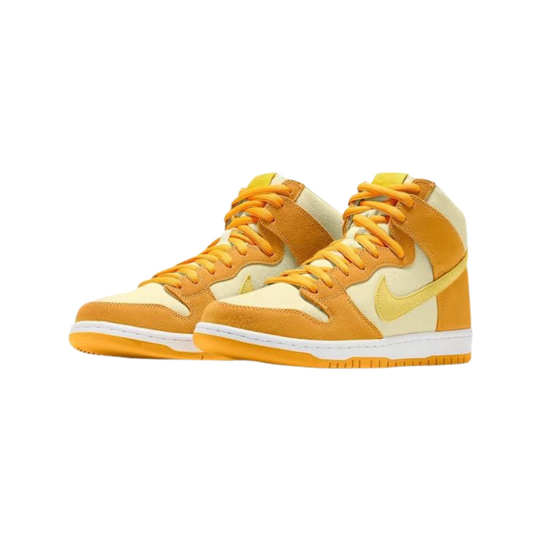 Nike SB Dunk High Top Skateboarding Shoes - Pineapple Yellow Fruit Pack | Stylish Sneakers for Streetwear & Skateboarding Enthusiasts