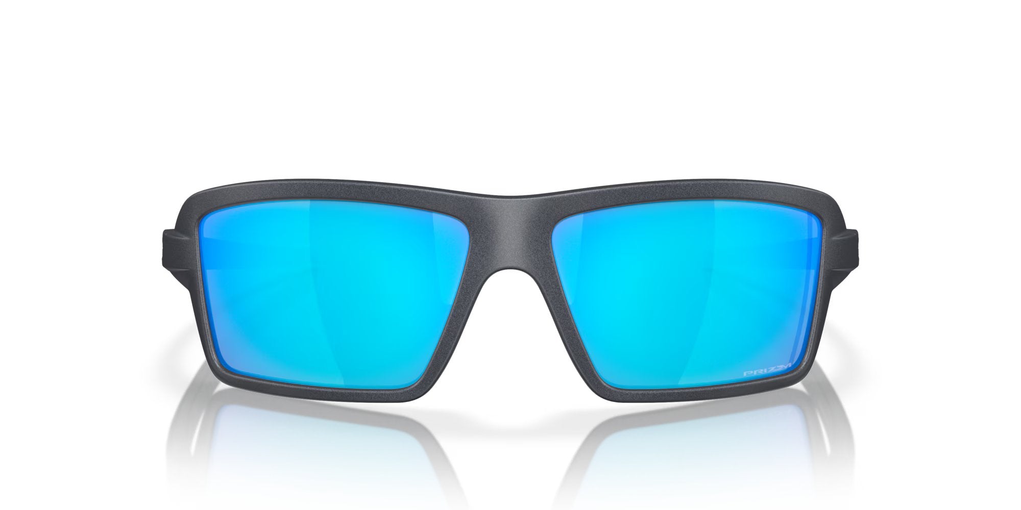 Premium Blue Steel Sunglasses with Prizm Sapphire Lens - UV Protection for Outdoor Sports & Driving