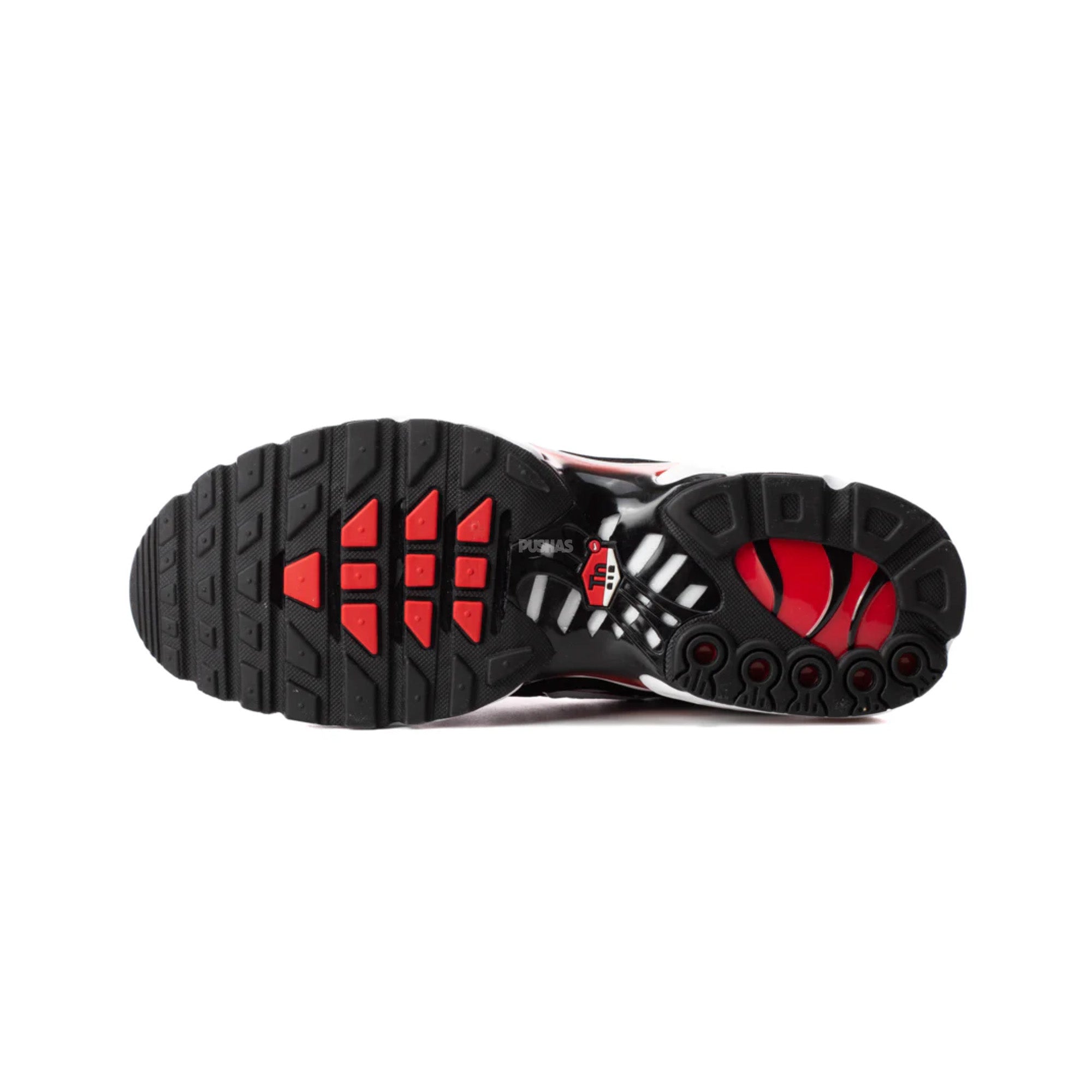 Nike Air Max TN Plus 'Black White University Red' Men's Running Shoes (2022) - Perfect for Gym Workouts, Jogging & Streetwear Fashion