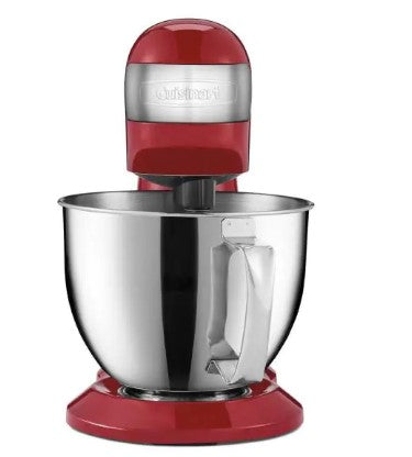 Refurbished Cuisinart SM-35R Precision Master Red Stand Mixer with Warranty - Perfect for Baking, Mixing Dough, and Whipping Cream at Home