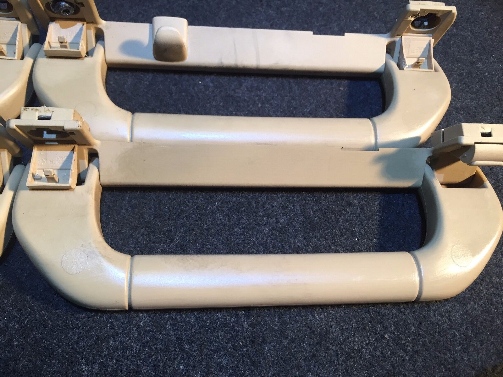2002-2005 BMW E65 Roof Overhead Headliner Grab Handle Set of 4 OEM Replacement - Perfect for Car Interior Repair & DIY Installation