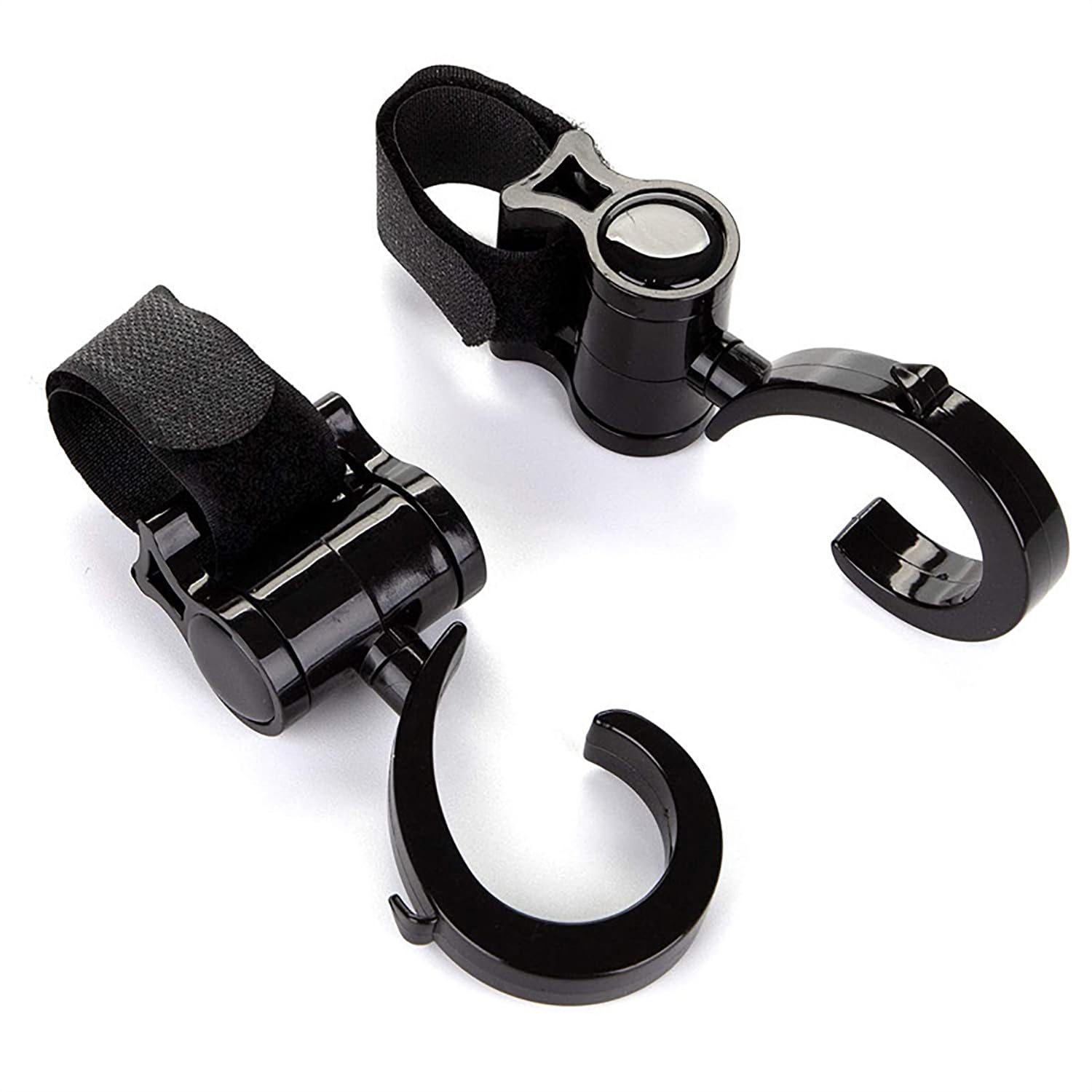 **Atsabdas Stroller Hooks for Bags - 2 Pack | Universal Baby Stroller Accessories for Diaper Bags, Purses & Car Seat Organizers | Durable & Convenient Hanging Hooks for Moms | Perfect for Shopping, Travel & Daily Use**