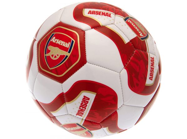 Official Arsenal FC Tracer Football - Glow in The Dark Soccer Ball for Night Games, Training, and Gifts for Soccer Fans