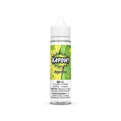 Super Sour Kapow E-Liquid 60mL - Premium Vape Juice for Refreshing Taste | Perfect for Vaping Enthusiasts & Cloud Chasing