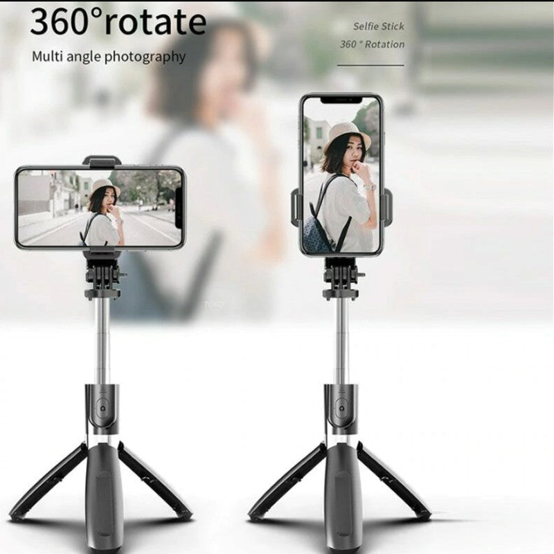 3-in-1 Bluetooth Selfie Stick Tripod with 360° Rotation - Extendable Phone Stand for iPhone Android - Perfect for Vlogging, Travel & Group Photos