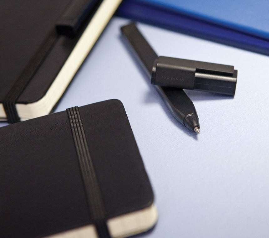 Premium Moleskine Rollerball Pen - Smooth Writing Gel Ink Pen for Journaling, Note Taking & Office Use - Black Ink Refillable Pen for Professionals & Students