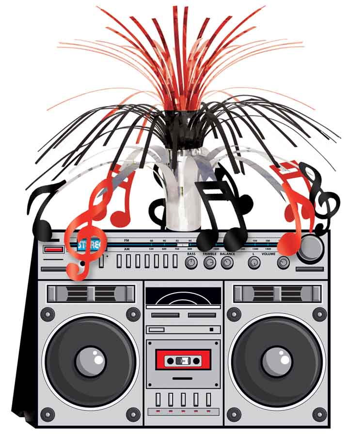 Vintage 80s Retro Bluetooth Boombox - Portable Wireless Speaker with FM Radio & USB Playback - Perfect for Home Decor, Parties, and Outdoor Gatherings
