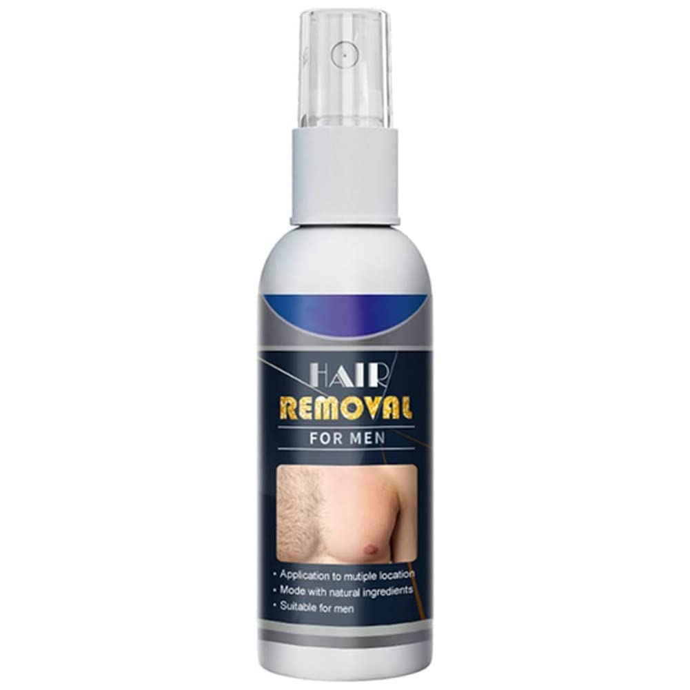 Natural Permanent Hair Removal Spray for Men & Women - Hair Growth Inhibitor for Arms, Underarms & Legs | Reduces Hair Regrowth | Painless At-Home Hair Removal Solution for Smooth Skin