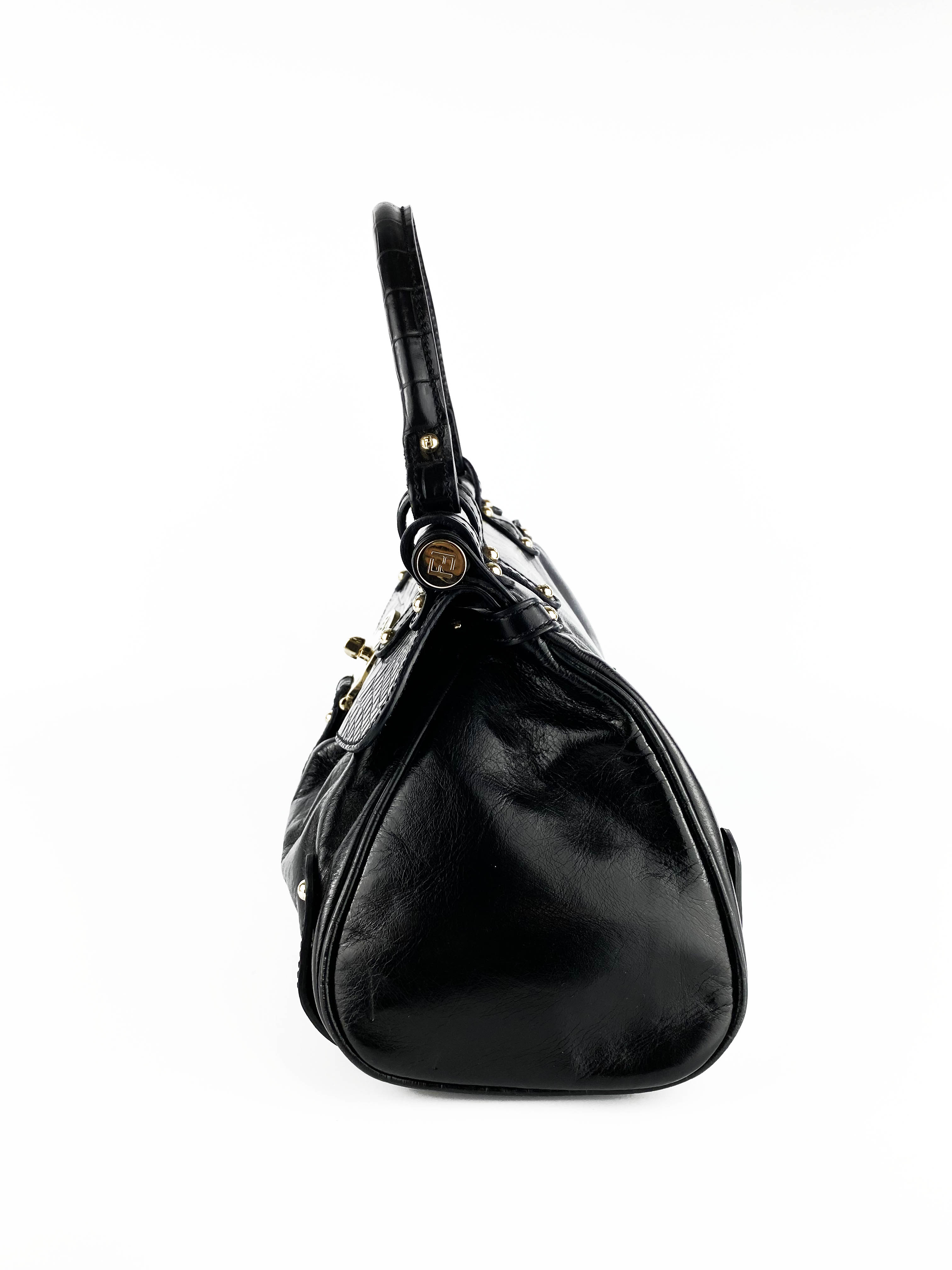 Fendi Black Magic Picola Bag - Luxury Leather Shoulder Bag for Women | Perfect for Work, Travel & Evening Events