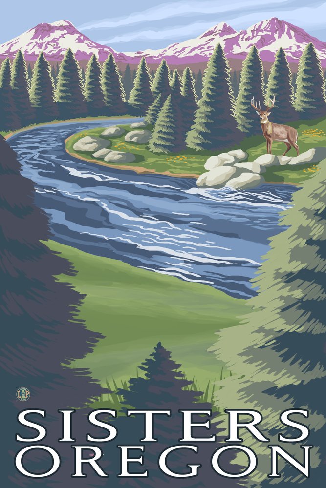 Oregon Sisters No Quilts - 24x36 Gallery Quality Metal Wall Art, Aluminum Home Decor for Living Room, Bedroom & Office