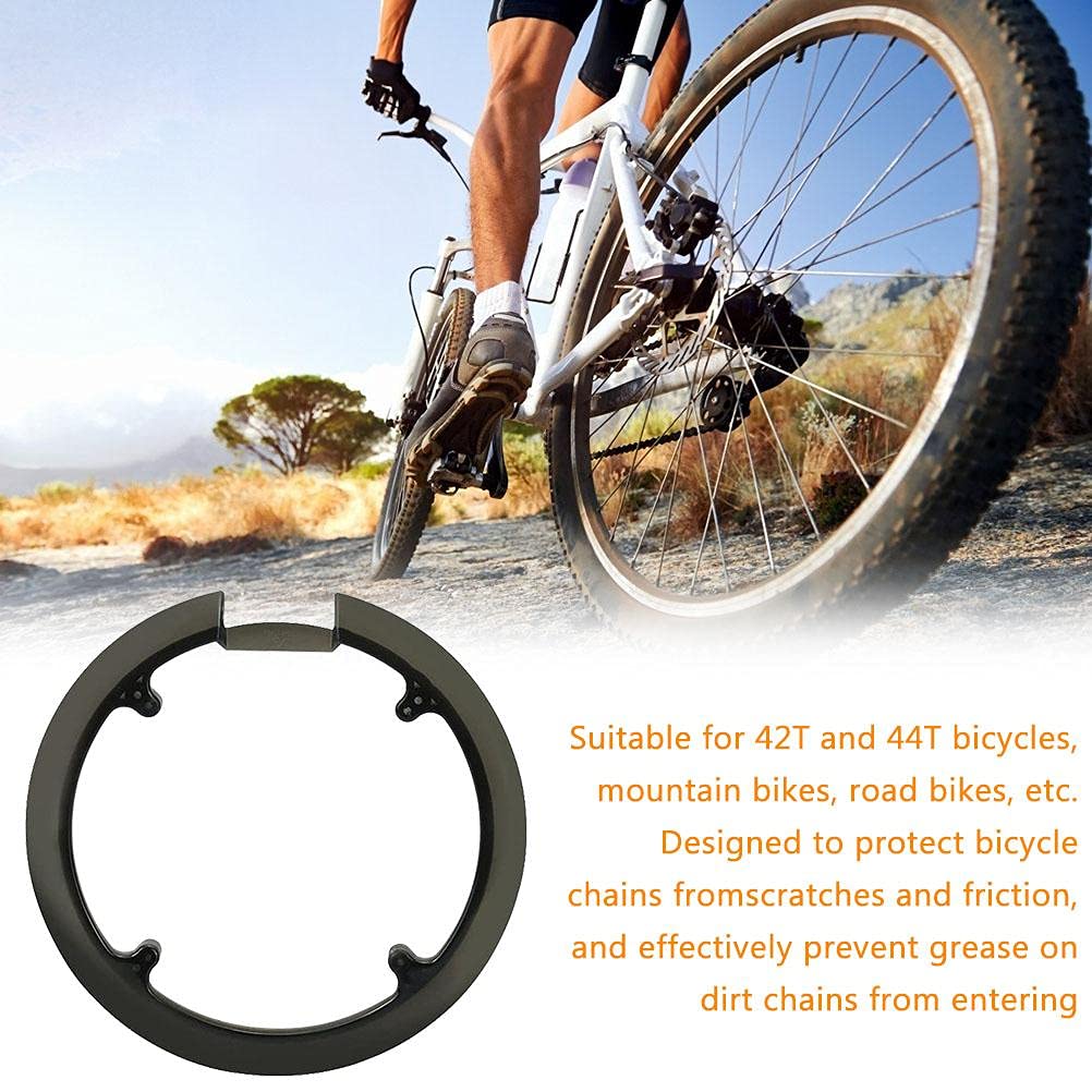 Mountain Bike Chainring Guard - Durable Crankset Protector & Crank Cover for Road & MTB Bikes - Prevent Scratches & Damage During Off-Road Cycling & Commuting