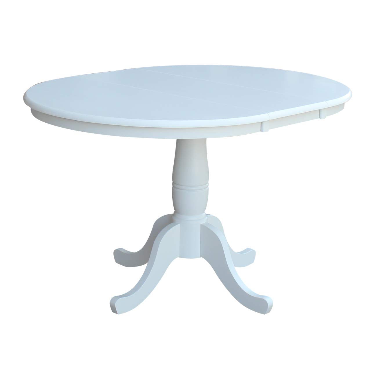International Concepts White Dining Table - Modern Kitchen & Dining Room Furniture for Home Decor