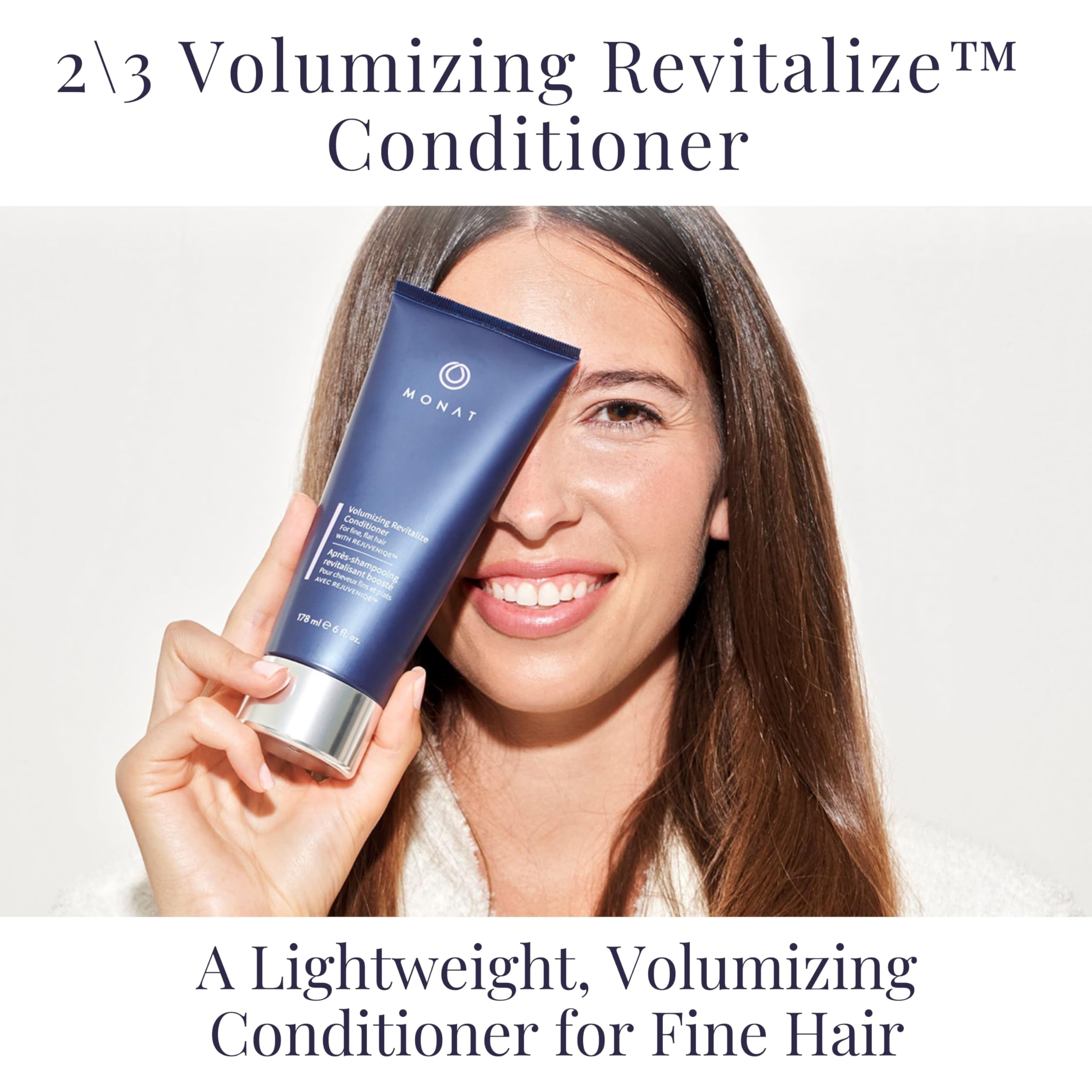 MONAT Revive Volumizing Hair Care System - Volumizing Shampoo, Conditioner & Lift Spray Set for Fine, Flat Hair | Adds Body & Volume for Everyday Styling