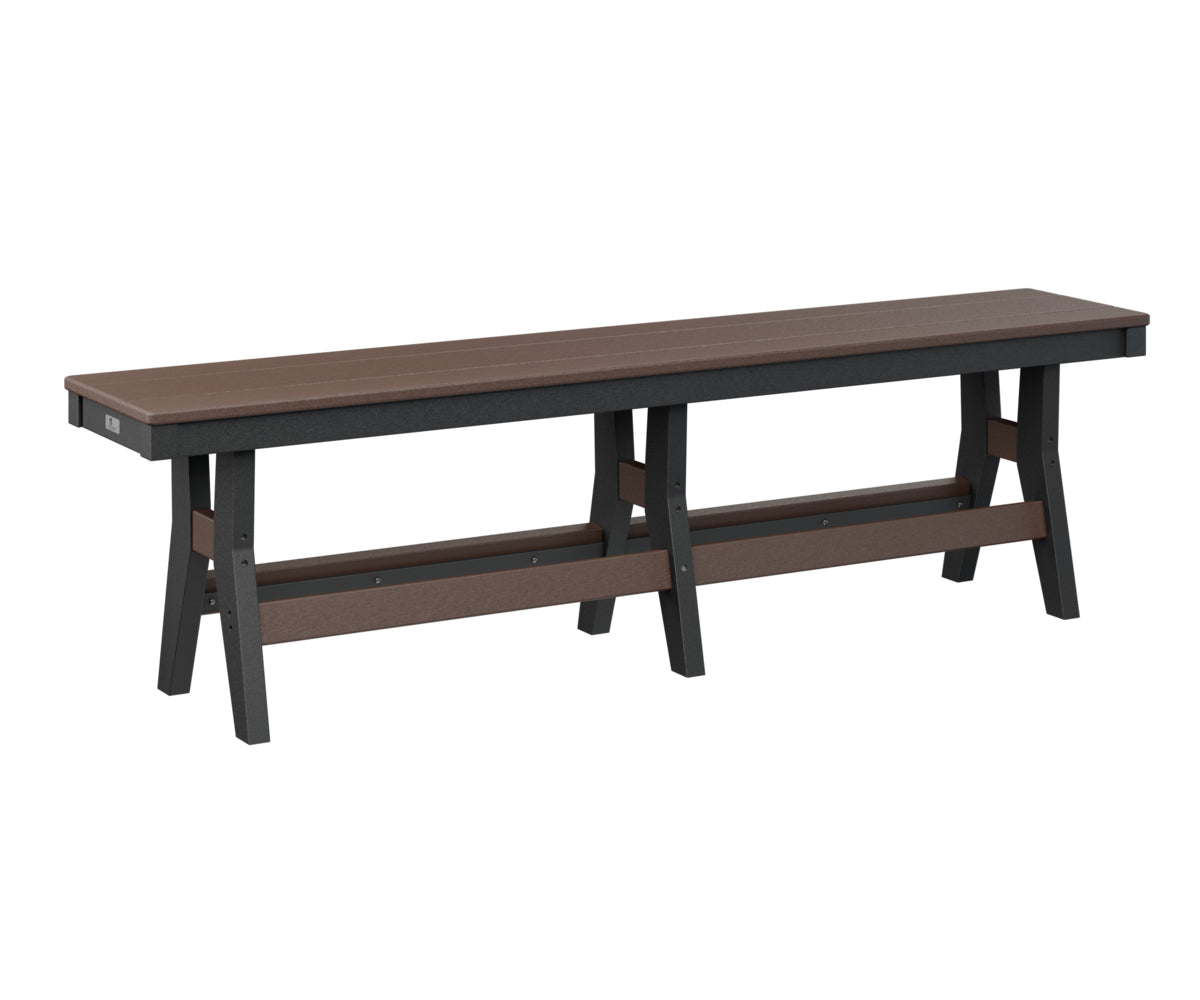 Berlin Gardens Harbor 66 Counter Height Dining Bench - Outdoor Bar Stool for Patio, Deck & Garden Use