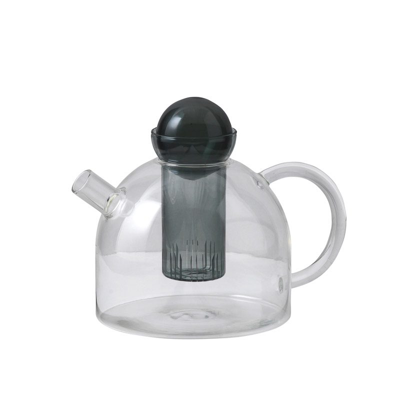 FERM LIVING Still Teapot - Premium Ceramic Tea Pot with Lid - Elegant Scandinavian Design for Home & Kitchen - Perfect for Tea Lovers, Housewarming Gifts & Coffee Table Decor