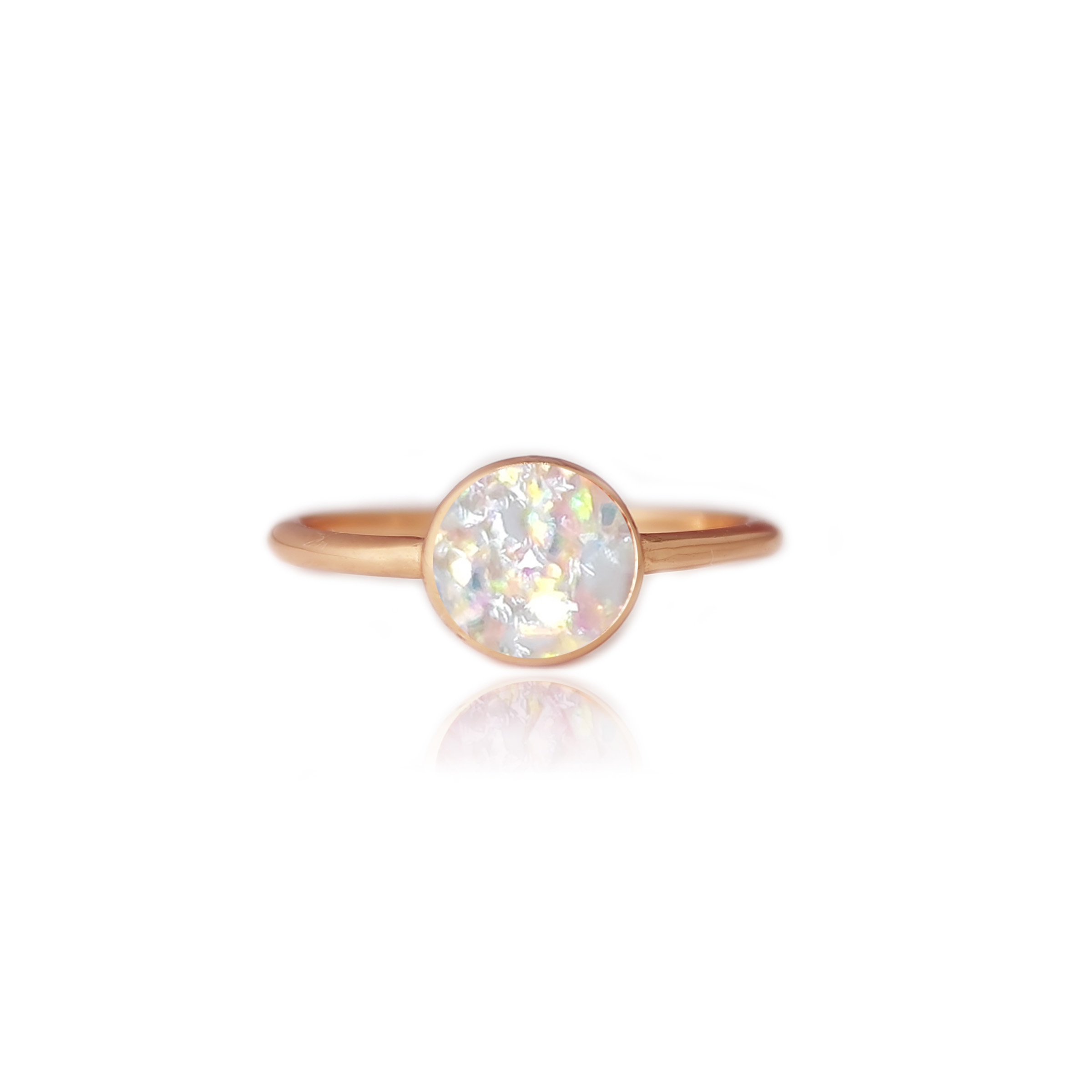 Life Circle Memorial Ashes Ring - Handcrafted Keepsake Jewelry for Loved Ones - Perfect for Remembrance, Funeral, and Memorial Ceremonies