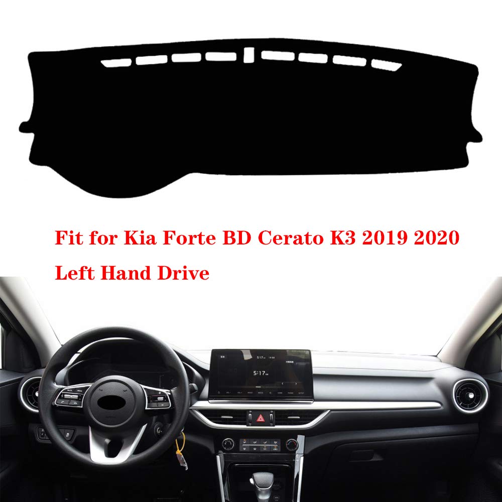 Custom Dashmat for Kia Forte BD Cerato K3 2019-2020 LHD - Car Dashboard Cover for Driving Comfort