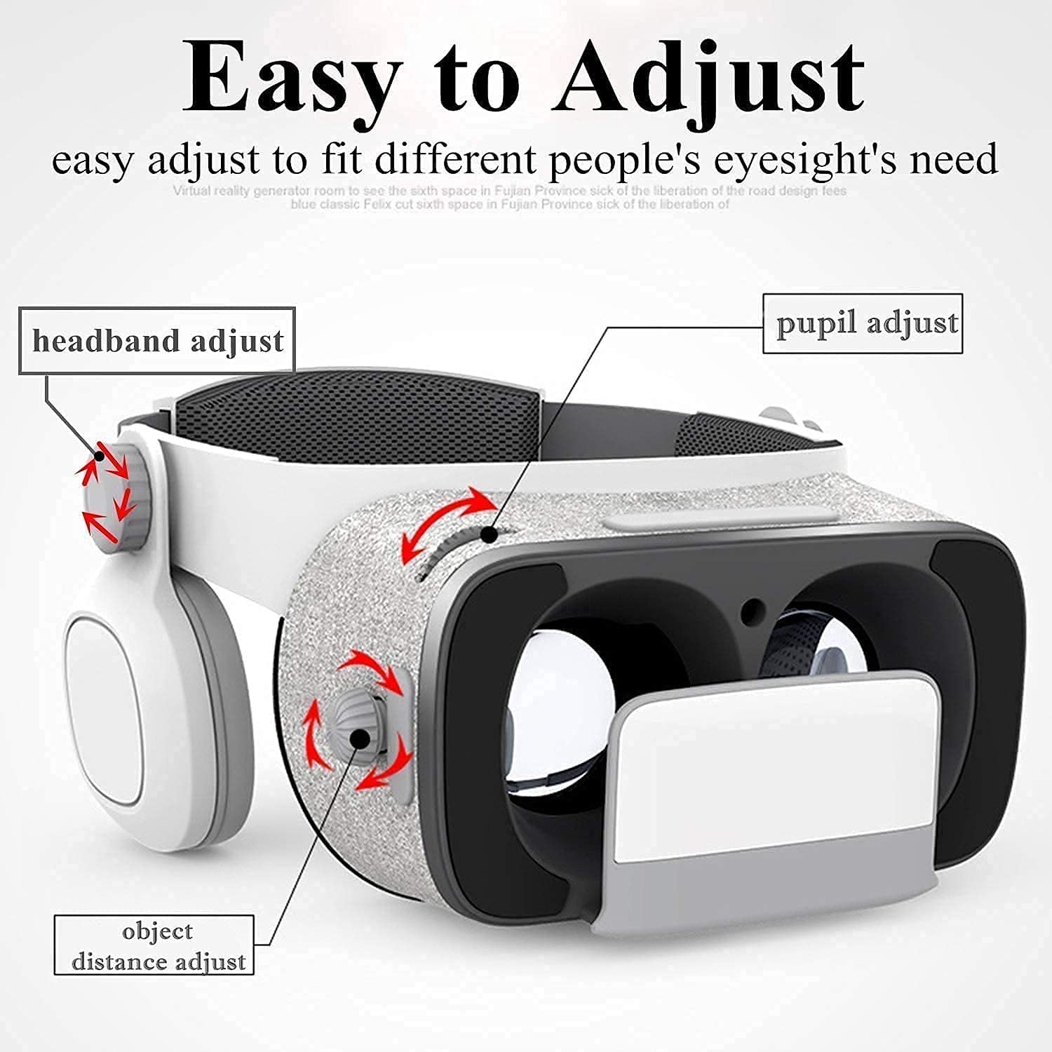 Best VR Headset for Movies & Gaming - 3D Virtual Reality Goggles with HiFi Headphones, 360° Surround Sound for Immersive Experience | Perfect for Home Entertainment, Travel & Virtual Tours