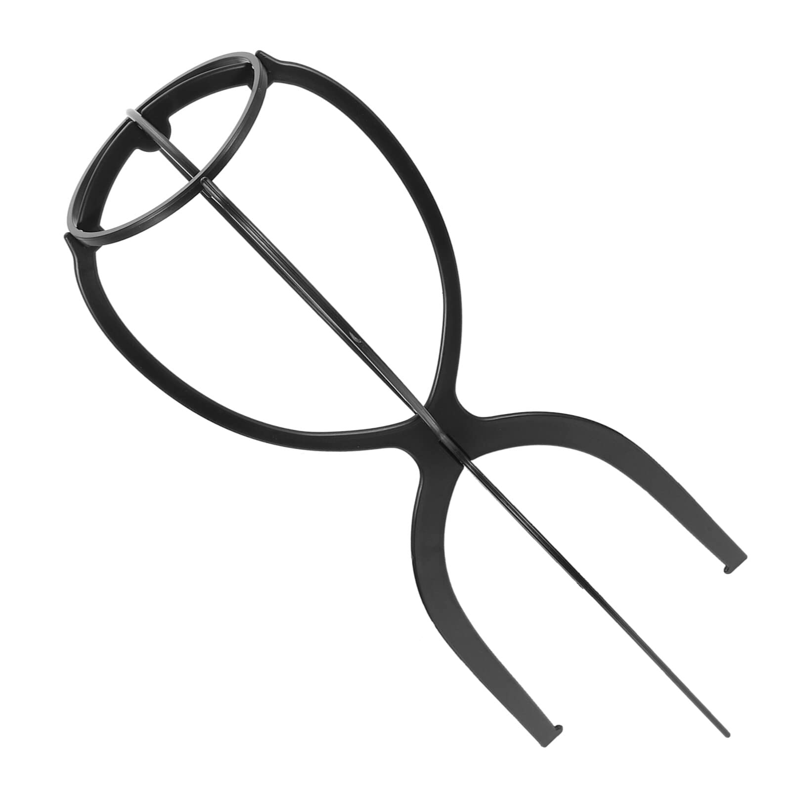 EXCLUZO Plastic Wig Display Stand - Adjustable Wig Holder for Salon, Store & Home Use - Perfect for Hat, Wig & Hairpiece Showcase on Desktop or Countertop