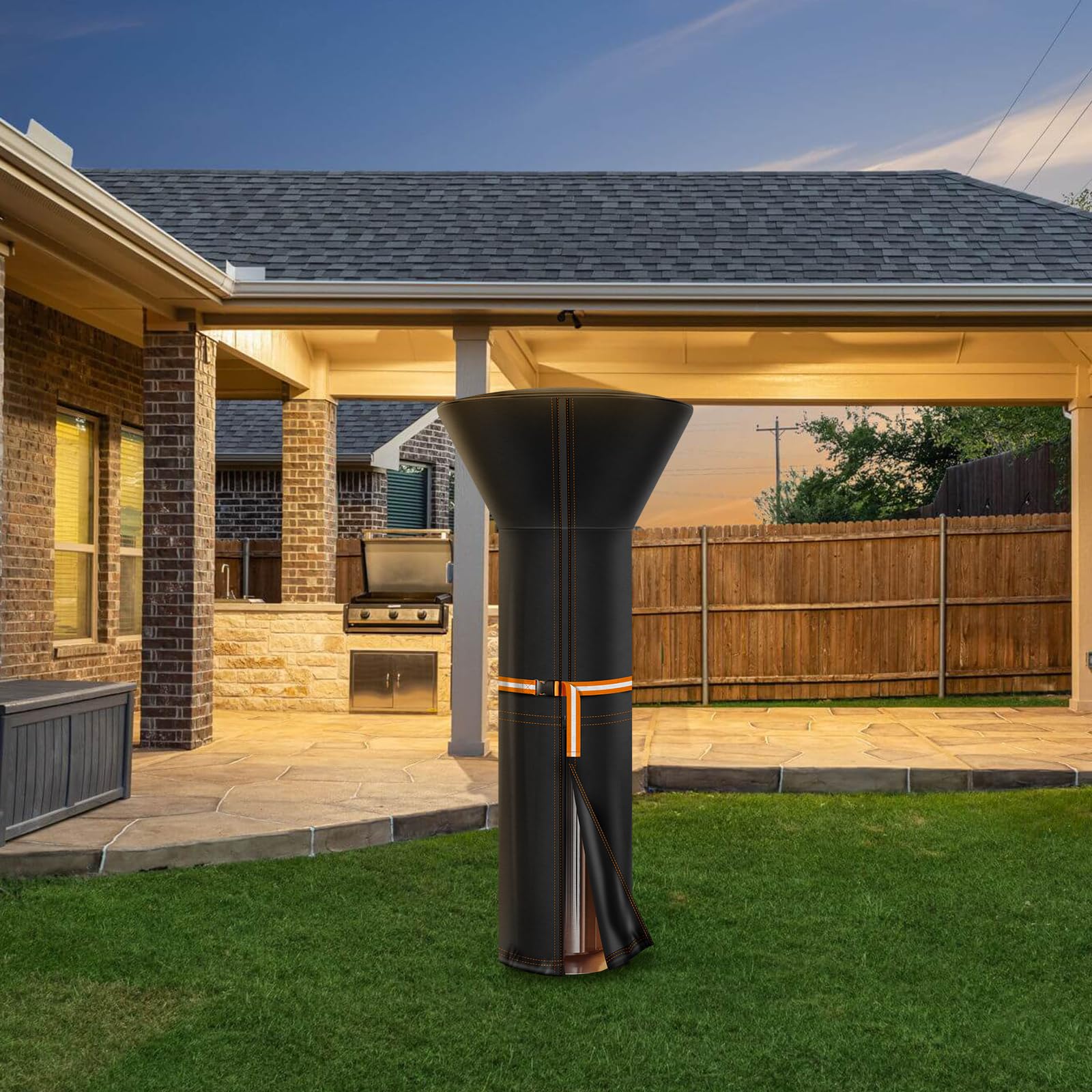 **Heavy Duty 420D Oxford Waterproof Patio Heater Cover - 87