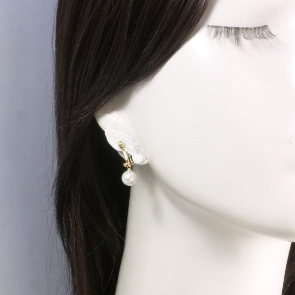 18K Yellow Gold Pearl Earrings for Women - Classic Elegant Stud Earrings with Genuine Pearls - Perfect for Weddings, Parties & Special Occasions