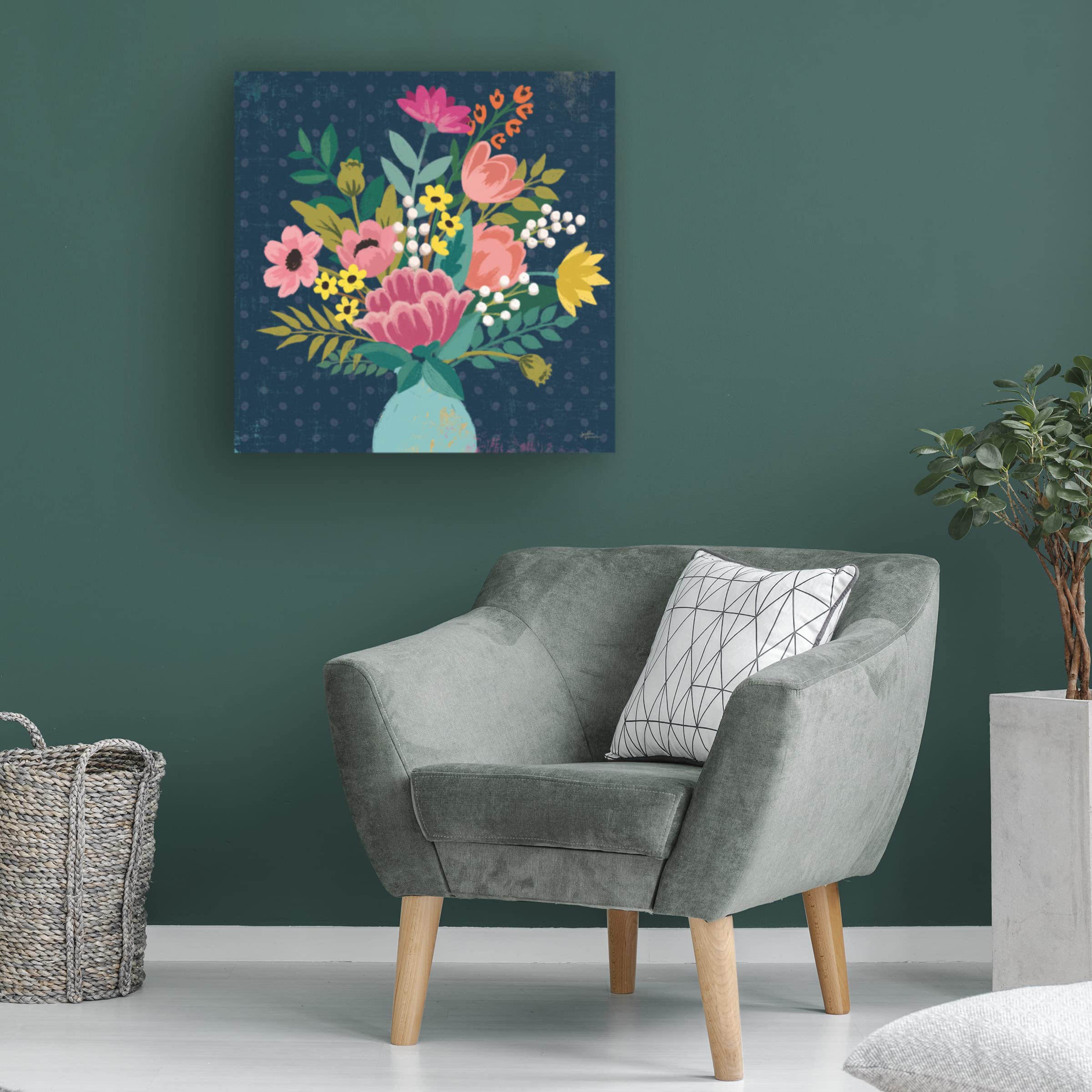 Janelle Penner Romantic Luxe VI Pastel Canvas Art Print - Modern Abstract Wall Decor for Living Room, Bedroom & Office - Trademark Fine Art Collection