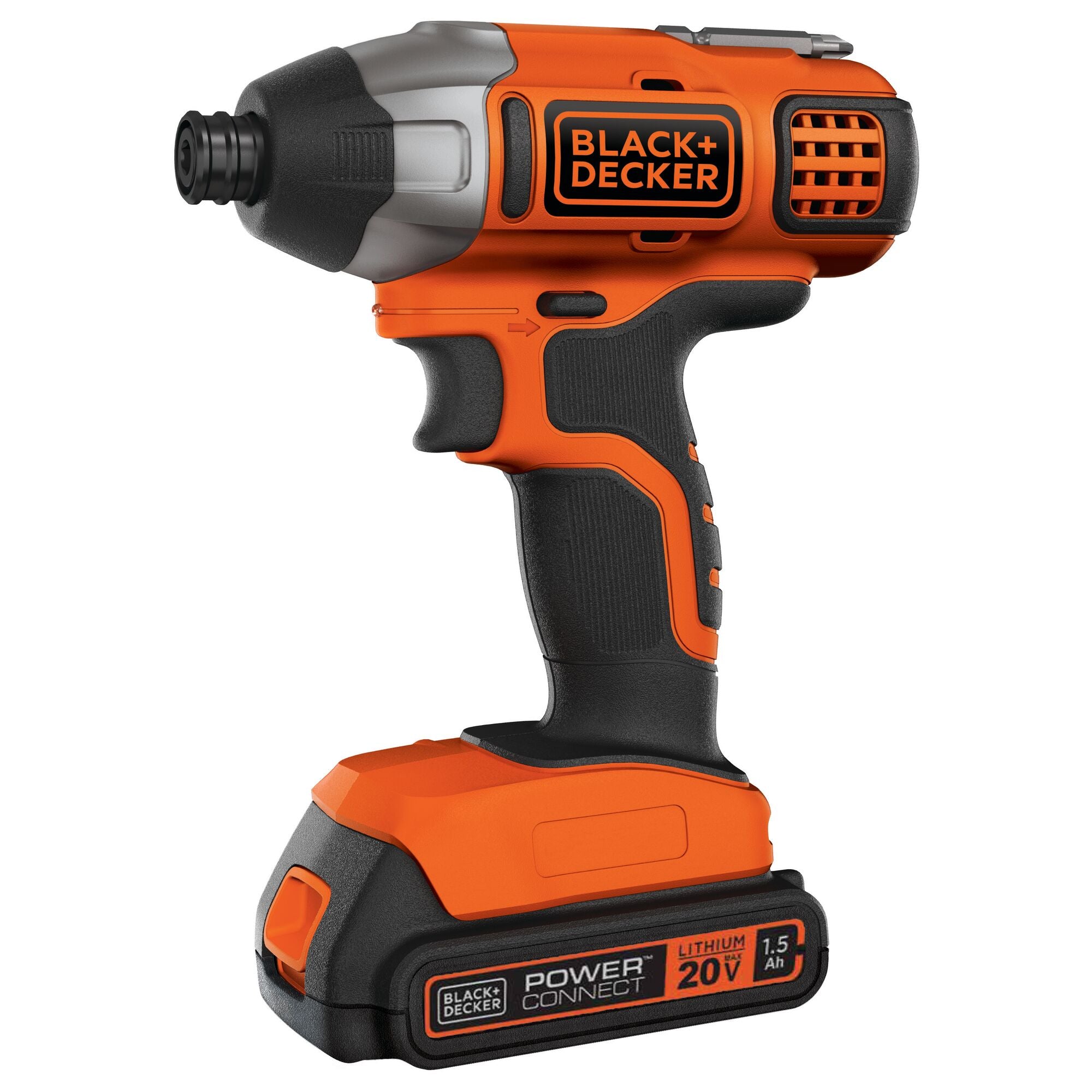 20V MAX* POWERCONNECT™ 1/4 Inch Cordless Impact Driver Kit with 2.0Ah Battery - Perfect for DIY Projects, Home Repairs & Professional Construction Work