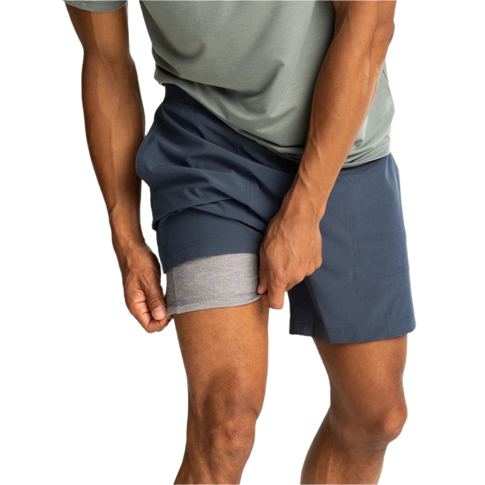 Men's Quick-Dry Active Breeze Lined Shorts 5.5