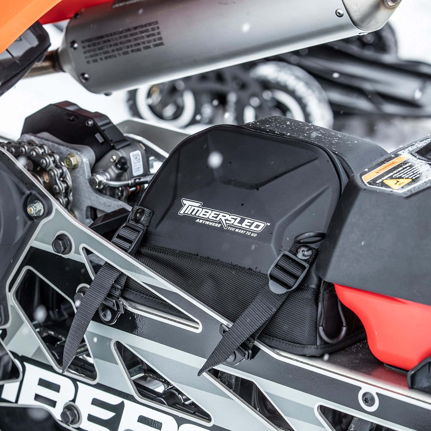 Polaris Timbersled ARO/RIOT Gen 2 Snow Bike Storage Bag - Waterproof & Durable Gear Organizer for Snowmobile Accessories, Trail Riding & Winter Sports Equipment