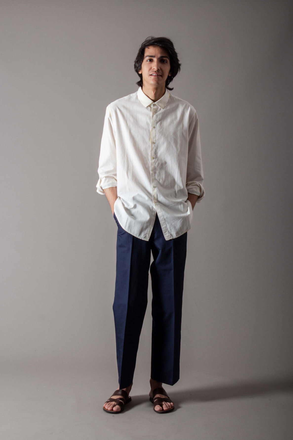 Authentic Handspun Handwoven Cotton Shirt for Men | Premium White Kurta | Perfect for Festivals, Weddings & Casual Wear