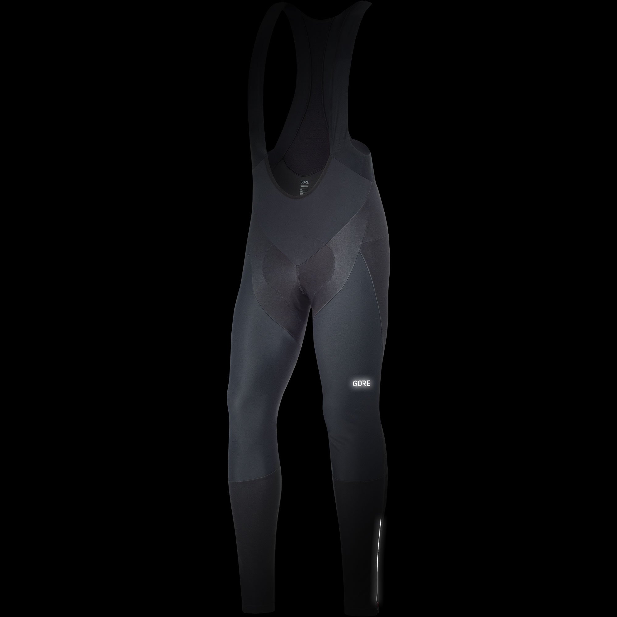 GORE WEAR Windproof Men's Cycling Bib Shorts - Breathable Padded Bike Shorts for Road & Mountain Biking | Perfect for Training, Racing & Long-Distance Cycling