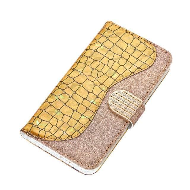 Sparkle Glitter iPhone SE 2022 Leather Case - Slim Protective Cover with Premium Finish | Perfect for Everyday Use, Parties & Special Occasions