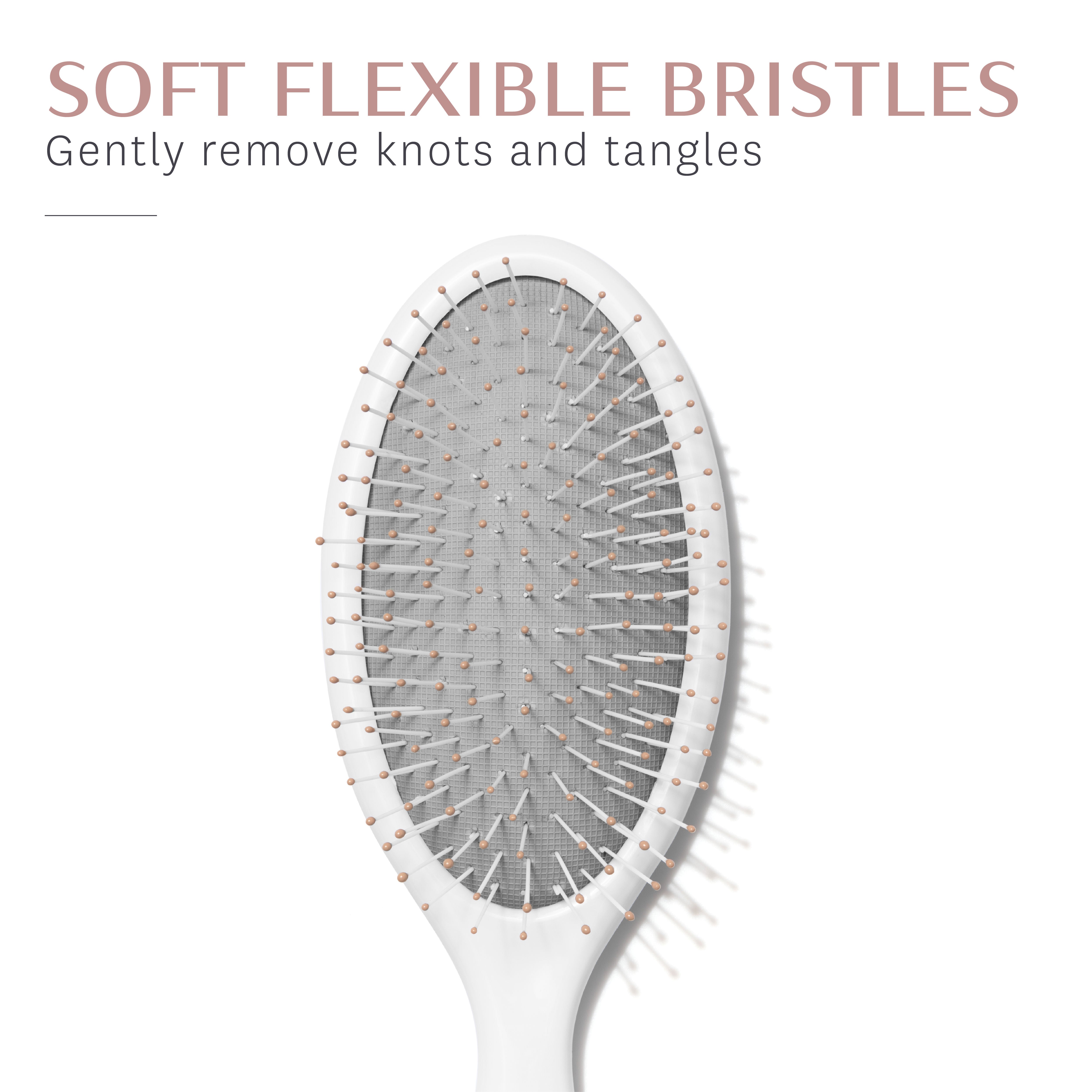 T3 Detangle Duo Hair Brush & Comb Set - Professional Detangling Tools for Smooth, Frizz-Free Hair - Perfect for Wet & Dry Hair Styling at Home or Salon